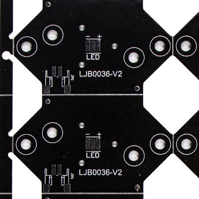 carte de cuivre lourde de carte PCB de soudure noire de 2.0mm pour la lampe de mur